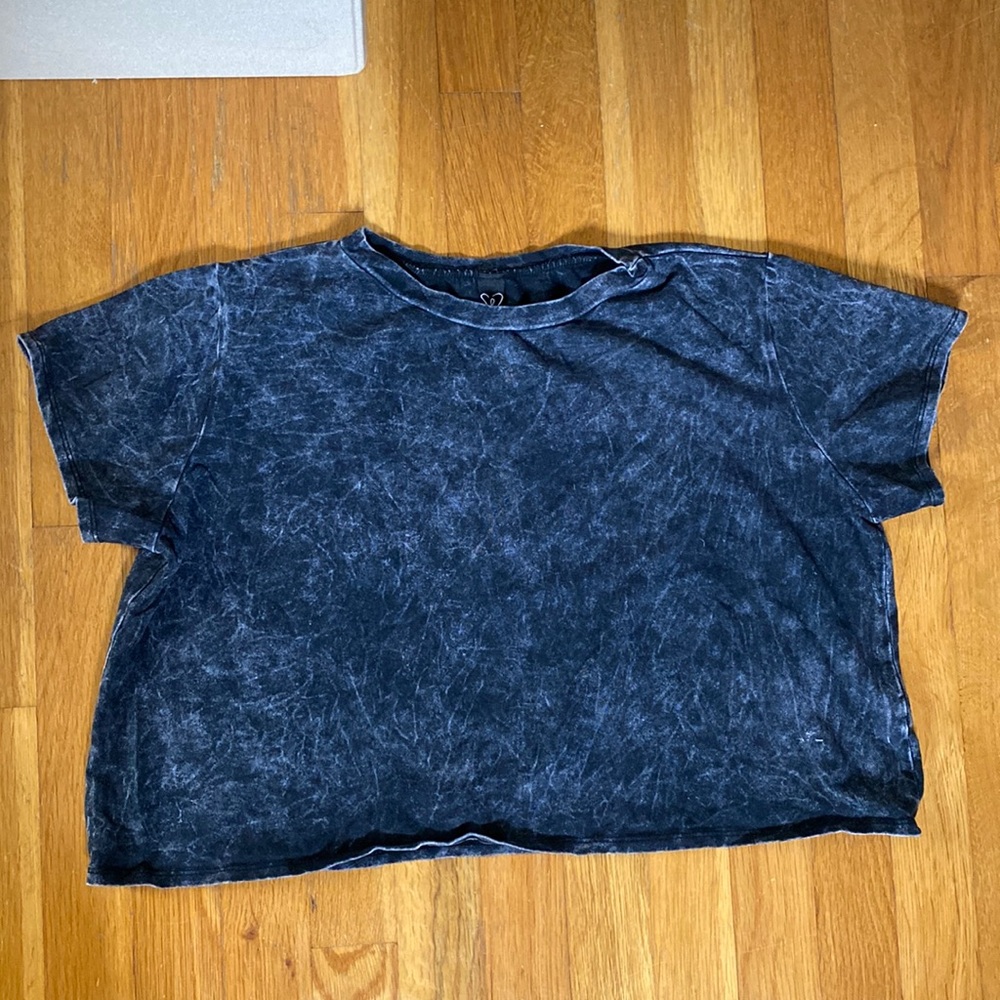 Acid washed crop